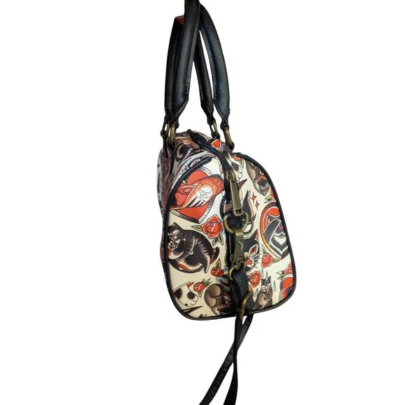 NWOT Loungefly Tattoo Cat Crossbody Purse - Picture 3 of 7